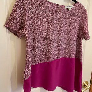 Amour Vert 100% Silk Blouse XS